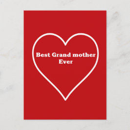 世界で最高の祖母 ポストカード