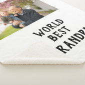 世界で最高の祖父の写真 名前 父の日の祖父 シェルパブランケット (3/4)