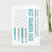 世界で最高の祖父 カード (正面)