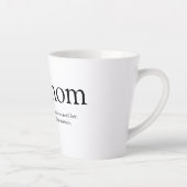 世界で最高の継母、ステップマザーの定義 カフェラテマグ (右)