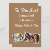 世界で最高の義理の父へ シーズンカード (正面/裏面)