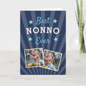 世界で最高の非no  | 父の日の写真 カード (正面)