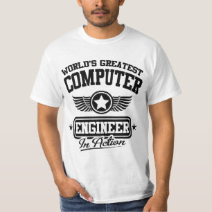 世界で行為のすばらしいコンピューター技術者 Tシャツ