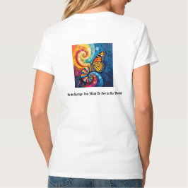 世界で見たい変化である Tシャツ