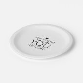 世界で見たい変化 ペーパープレート (アングル)