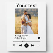 世界で１つだけの写真とメッセージでつくる、特別なアニバーソリーソング フォトプラーク (正面)