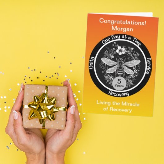 世界で１つだけの禁酒記念カード カード