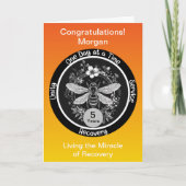 世界で１つだけの禁酒記念カード カード (正面)