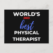 世界で2番目の物理最高の的セラピスト シーズンポストカード (正面)