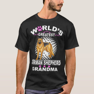 世界で3番目に偉大なジャーマンシェパードの祖母 Tシャツ