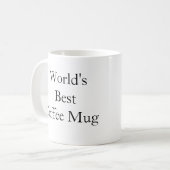 世界で 最も最高のなコーヒー・マグ コーヒーマグカップ (正面左)