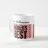 世界でGift最も最高のな大学教授 ツートーンマグカップ (正面左)