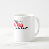 世界でokayest義母、#mother法律 コーヒーマグカップ (正面右)
