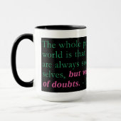 世界との全問題はあります マグカップ (左)