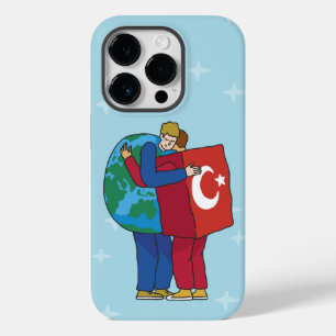 世界とトルコの抱擁 Case-Mate iPhone 14 PROケース