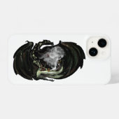 世界とドラゴン iPhoneケース (裏面横)