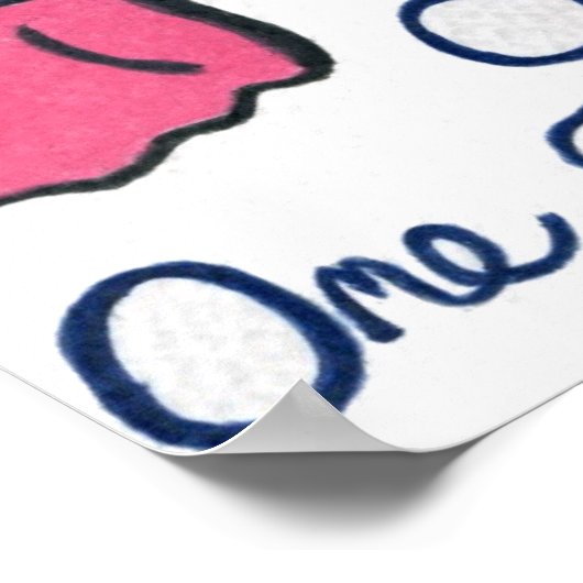 世界と家族の多文化ポスター1つ ポスター (角)