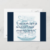 世界など地獄にでもなってしまえ… ポストカード (正面/裏面)