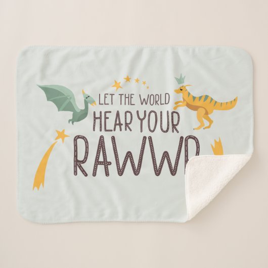 世界にあなたの轟音を聞かせ シェルパブランケット (正面(横))