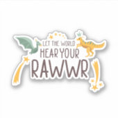 世界にあなたの轟音を聞かせ シール (正面)