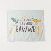 世界にあなたの轟音を聞かせ タペストリー (正面(横))