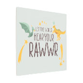 世界にあなたの轟音を聞かせ メタルプリント (アングル)