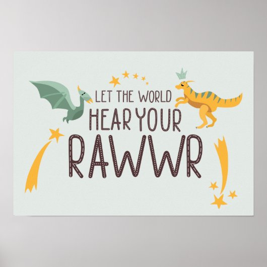 世界にあなたの雄叫びを聞かせて ポスター (正面)