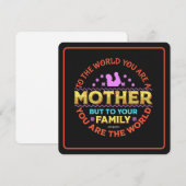 世界にあなたは母として シーズンカード (正面/裏面)