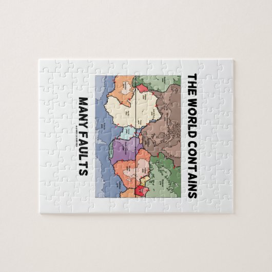 世界には多くの欠点がある(プレート・テクトニクス) ジグソーパズル (横)