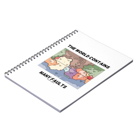 世界には多くの欠点がある(プレート・テクトニクス) ノートブック (左側)