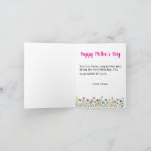 世界には本当に多くの素敵なママがいる、マザーズデイにぴったり カード (内部)