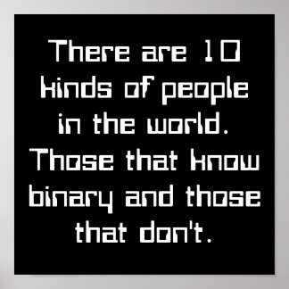 世界には10種類の人がいる。トス… ポスター