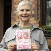 世界にひとつだけの新しい赤ちゃんのお知らせカード シーズンカード