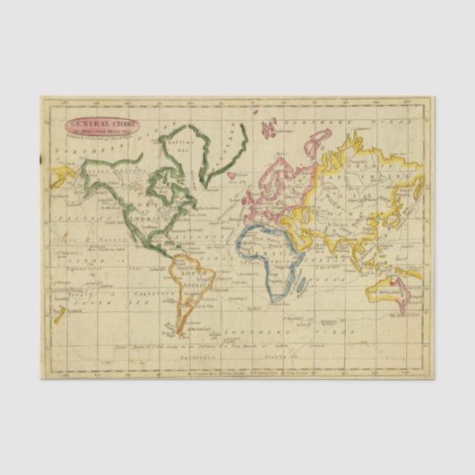 世界によって刻まれる地図 薄葉紙 (正面)