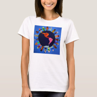 世界によって合われるTシャツのまわりの子供: Tシャツ