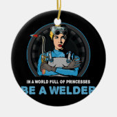 世界にプリンセスが多い セラミックオーナメント (正面)