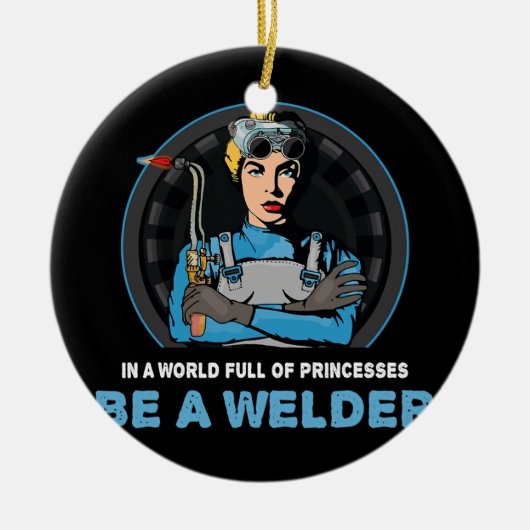 世界にプリンセスが多い セラミックオーナメント (正面)