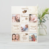 世界に一つだけのカスタマイズできる母の日写真カード シーズンカード (スタンド正面)