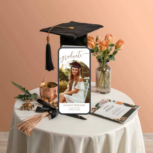 世界に一つだけのテラコッタ フォトボーホー 卒業式 招待状