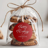 世界に一つだけのハッピーホリデイズ手書き台本 ラウンドシール