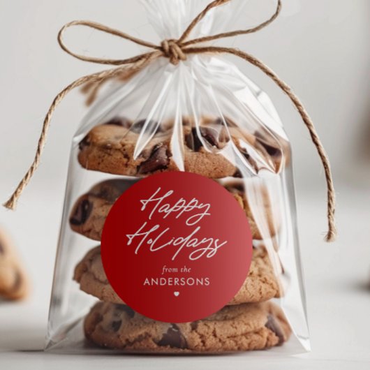 世界に一つだけのハッピーホリデイズ手書き台本 ラウンドシール