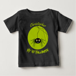 世界に一つだけのハロウィン蜘蛛 ベビーTシャツ