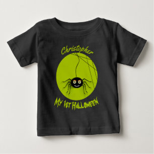 世界に一つだけのハロウィン蜘蛛 ベビーTシャツ