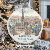 世界に一つだけのブリュッセルオーナメント、ベルギーの贈り物 セラミックオーナメント
