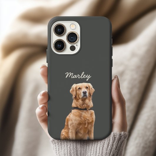 世界に一つだけのペット写真ケース 子供から大人までギフトに最適 iPhoneケース