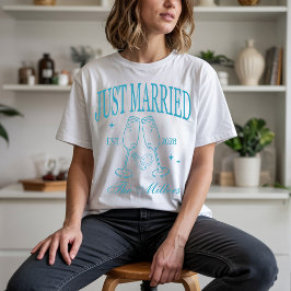 世界に一つだけのミスター＆ミセスシャツ　新婚夫婦の記念シャツ Tシャツ