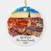 世界に一つだけのミュンヘンオーナメント、ドイツ セラミックオーナメント (正面)