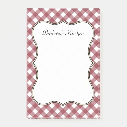 世界に一つだけのレトロなキッチンポストイットメモギフト ポストイット (正面)