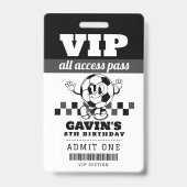 世界に一つだけのレトロサッカーバースデーパーティーフェイバーＭＶＰ バッジ (Front)