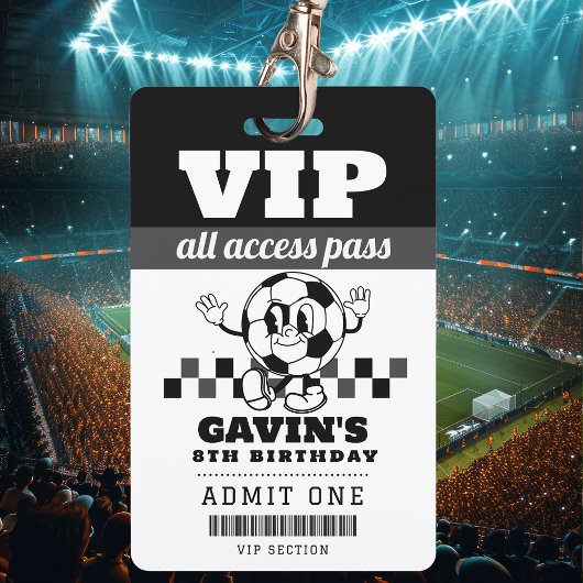 世界に一つだけのレトロサッカーバースデーパーティーフェイバーＭＶＰ バッジ